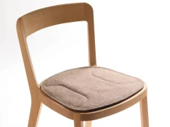 Asensio Stuhlauflage, inkl. Gitterstoppmatte, 100% SSW - Filz Haselnuss