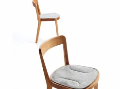 Asensio Stuhlauflage, inkl. Gitterstoppmatte, 100% SSW - Filz Kiesel