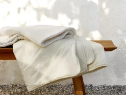 Auflage Leinen/Baumwolle, 90 x 200 cm, 100 g/m2, GOTS, NATURTEXTIL-BEST