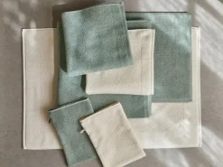 Badematte Perlfang, natur, 50 x 70 cm, 100 % Baumwolle, GOTS