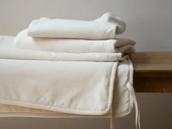 Baumwoll-Flanellauflage, 90 x 200 cm, 100 % Baumwolle, GOTS, NATURTEXTIL BEST, VEGAN