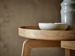 Beistelltisch Mitsu, Ø 45 cm, Buche