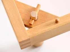 Bett Jukai Pur, ohne Betthaupt, inkl. integriertem Lattenrost, 160 x 200 cm, Buche