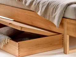 Bettkasten Hanno, B 120 x T 69,2 x H 18,6 cm, Buche