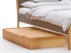 Bettkasten Hanno, B 120 x T 69,2 x H 18,6 cm, Buche