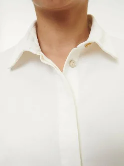 Bluse aus Bio-Baumwolle, 12 offwhite, 38, GOTS