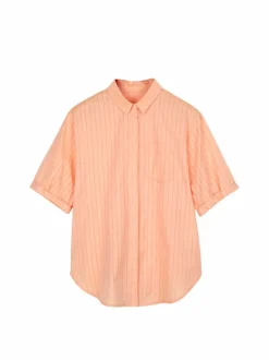 Bluse aus Bio-Baumwolle, 25 peach, S, GOTS