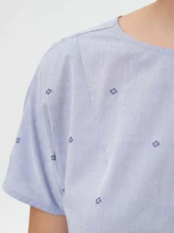 Bluse aus Bio-Baumwolle, 88 vintage-tupfen, 38, GOTS