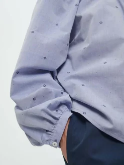 Bluse aus Bio-Baumwolle, 88 vintage-tupfen, 38, GOTS