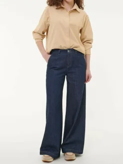 Bluse aus Bio-Baumwolle, 18 weizen, 38, GOTS