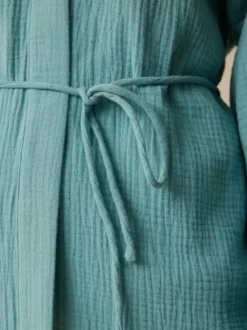 Blusenjacke aus Bio-Baumwolle, 29 tourmaline, 38, GOTS