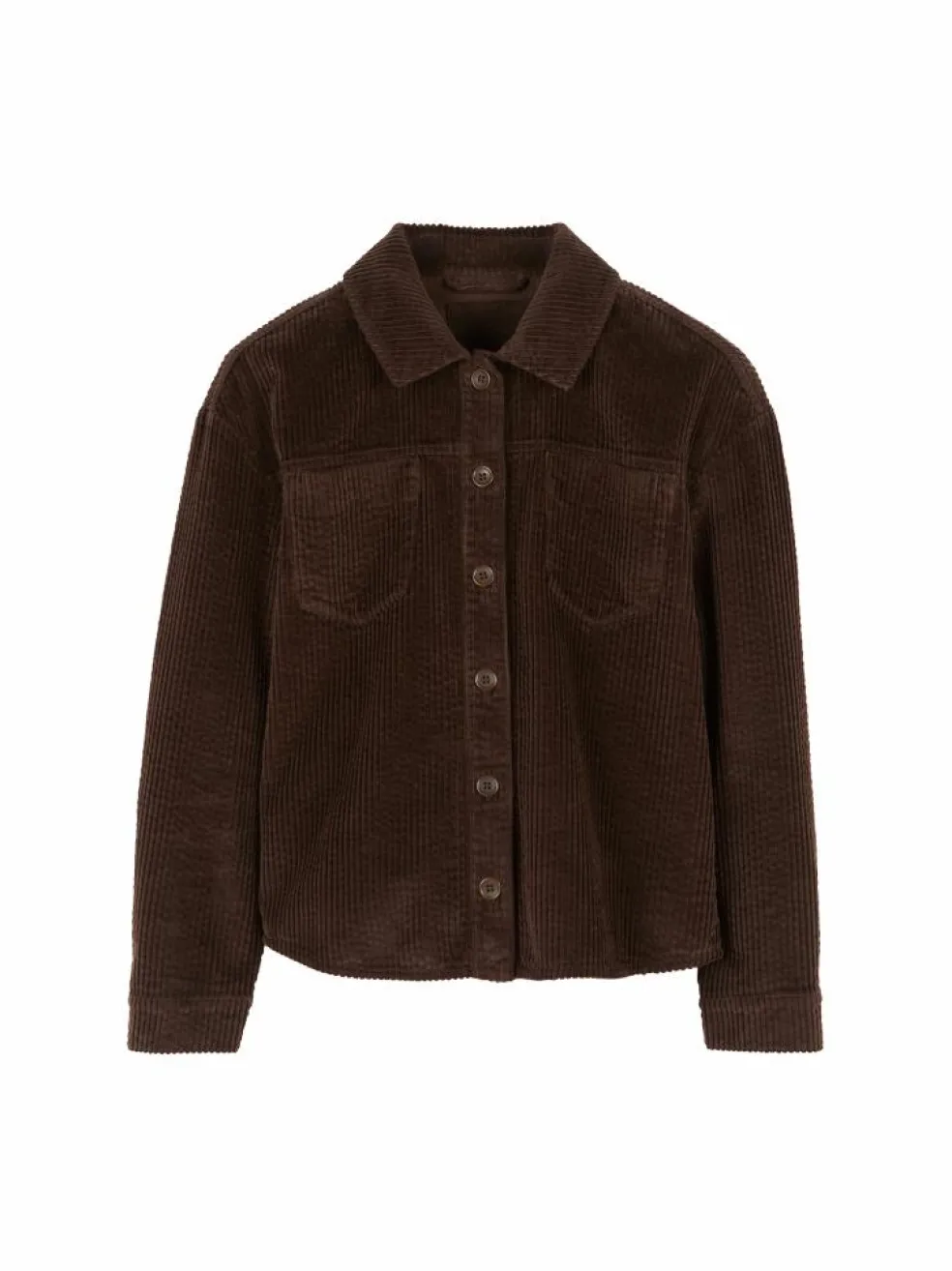 Blusenjacke Cord aus Bio-Baumwolle, 95 kakao, 38, GOTS