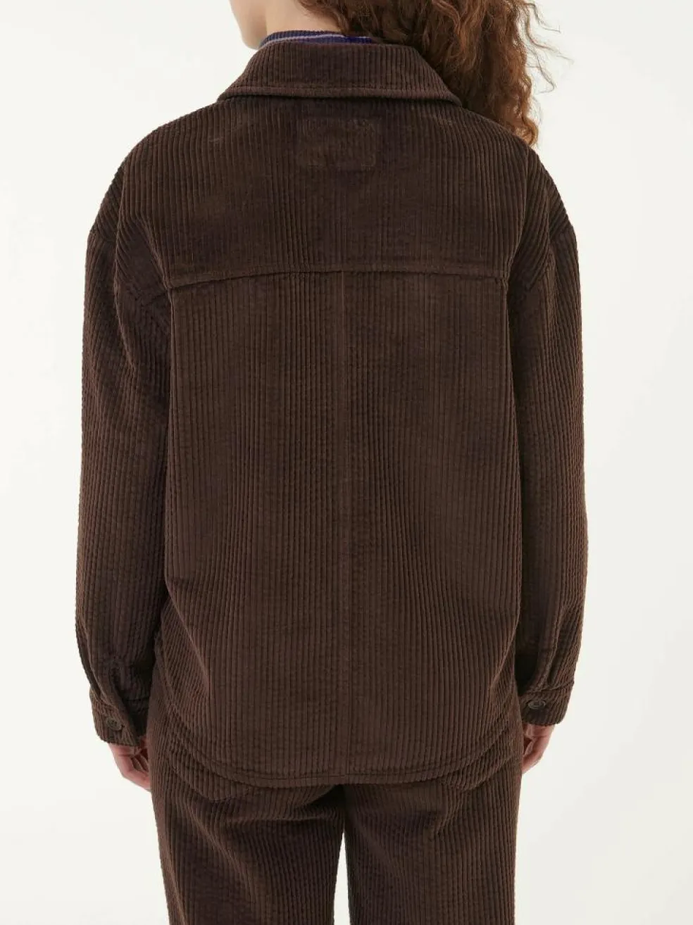 Blusenjacke Cord aus Bio-Baumwolle, 95 kakao, 38, GOTS