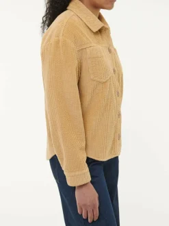 Blusenjacke Cord aus Bio-Baumwolle, 18 weizen, 38, GOTS