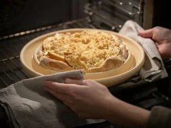 Brotbackplatte aus Spezialkeramik, ø 30 cm, H 4 cm