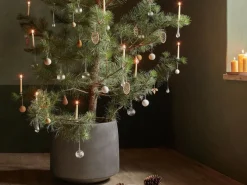 Christbaumkerzen aus Bienenwachs, 12 x 1,3 cm, 26 Stk. Natur