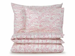 Deckenüberzug CALLA, granatapfel, 140 x 200 cm, 100 % Baumwolle, Satin, GOTS