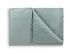 Deckenüberzug CARLA, rauchblau, 140 x 200 cm, 100 % Baumwolle, Satin, GOTS