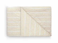 Deckenüberzug JEMMA Pur, hellblau/vanillegelb, 140 x 200 cm, 100 % Baumwolle, Satin, GOTS