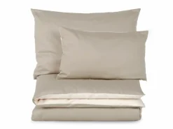 Deckenüberzug JESPER, natur/sand, 140 x 200 cm, 100 % Baumwolle, Satin, GOTS