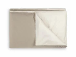 Deckenüberzug JESPER, natur/sand, 140 x 200 cm, 100 % Baumwolle, Satin, GOTS