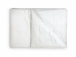 Deckenüberzug ORLANDO, weiß, 140 x 200 cm, 60 % Leinen/40 % Baumwolle, Seersucker, GOTS