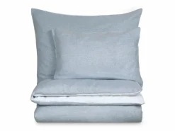 Deckenüberzug VIGO, taubenblau, 140 x 200 cm, 100 % Baumwolle, Edelflanell, GOTS