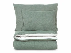 Deckenüberzug VIGO, wacholder, 140 x 200 cm, 100 % Baumwolle, Edelflanell, GOTS