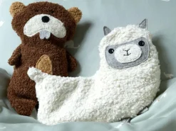 Dinkel-Wärmekissen, Benno der Biber, ca. 27 cm, Überzug: 100 % Baumwolle, Füllung: 100 % Dinkelkorn, GOTS