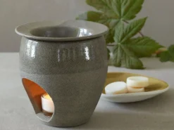 Duftlampe aus Basalt, H 13 cm, ø 12 cm