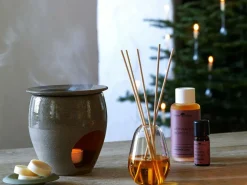 Duftlampe aus Basalt, H 13 cm, ø 12 cm