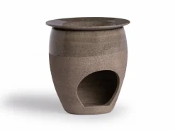 Duftlampe aus Basalt, H 13 cm, ø 12 cm