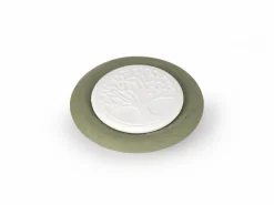 Duftstein aus Keramik mit Motiv Baum des Lebens, lorbeer, ø 8 cm, H 2 cm