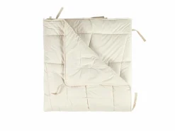 Ganzjahresdecke feine Schafschurwolle, 140 x 200 cm, 400 g/m2, GOTS, NATURTEXTIL BEST