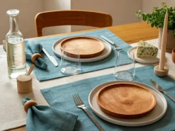 Gewürzdose mit Löffel, Erle natur, H 5 cm ø 5,5 cm