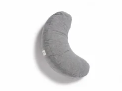 Halbmondkissen-Überzug, 44 x 22 cm, atlantik, 100 % Baumwolle, GOTS, NATURTEXTIL BEST