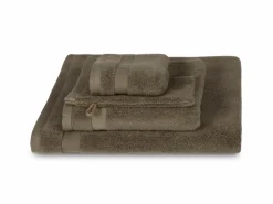 Handtuch ANEA olive, 50 x 100 cm, 100 % Baumwolle, GOTS