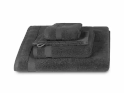 Handtuch ANEA rauch, 50 x 100 cm, 100 % Baumwolle, GOTS