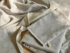 Handtuch, graphit gestreift, 50 x 100 cm, 100 % Baumwolle, GOTS