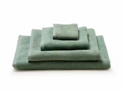 Handtuch Perlfang, aloe, 50 x 100 cm, 100 % Baumwolle, GOTS