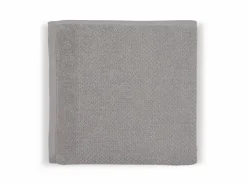 Handtuch Perlfang, silbergrau, 50 x 100 cm, 100 % Baumwolle, GOTS