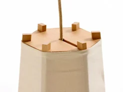 Hängeleuchte Taya Pur, Buche, Ø 24,2 x 36,2 cm