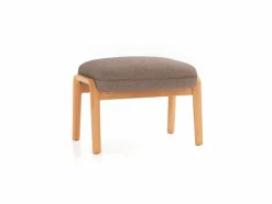Hocker Ketil, Wollstoff Tano Natur (79), Buche