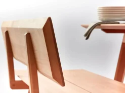 Holzbank Mirato, L 180 x T 53,5 x H inkl. RL 83,3 cm, Banklänge 180 cm, mit Rückenlehne, Buche