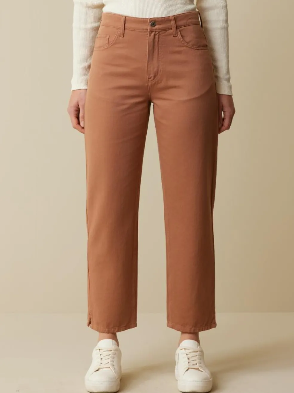 Hose-7/8, 100 % Bio-Baumwolle, 25 kupfer, 32, GOTS