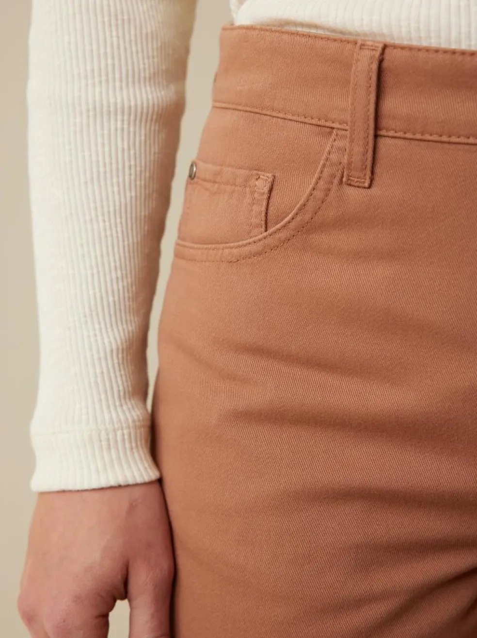 Hose-7/8, 100 % Bio-Baumwolle, 25 kupfer, 32, GOTS