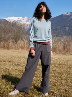 Hose aus Bio-Baumwolle, 02 anthrazit melange, 36, GOTS