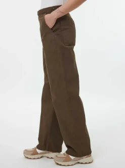 Hose aus Bio-Baumwolle, 49 black olive, 38, GOTS