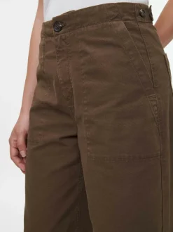 Hose aus Bio-Baumwolle, 49 black olive, 38, GOTS