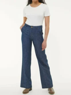 Hose aus Bio-Baumwolle, 36 dark denim, 38, GOTS